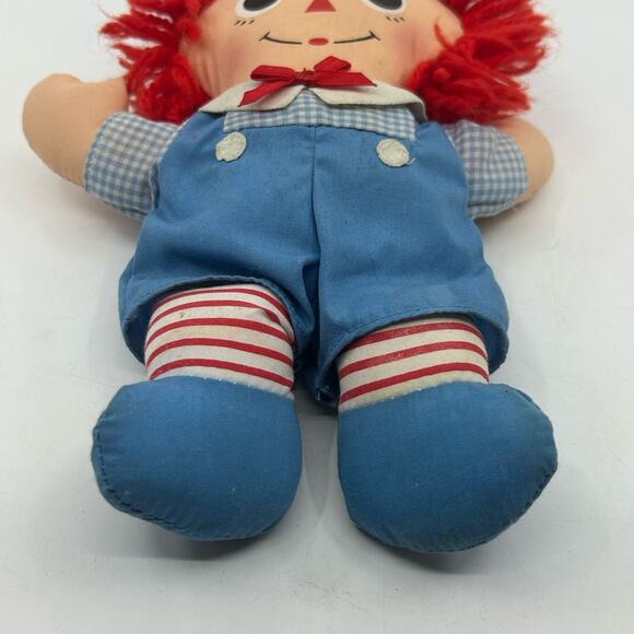 Raggedy Anne & Andy Doll 9" Small Doll Yarn Hair Rag Doll Soft Toy VTG Playskool - Picture 3 of 3